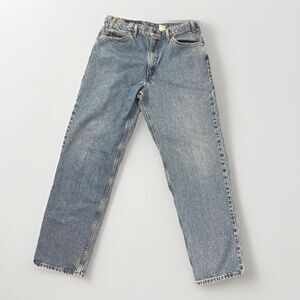 Levis 550 Jeans Mens 38x34 Blue Relaxed Fit Tapered Leg Zip Fly Denim Pants